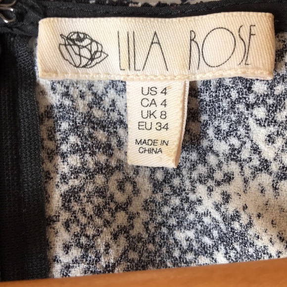 Black & white cap sleeve dress. 2 for $40 - Picture 4 of 5